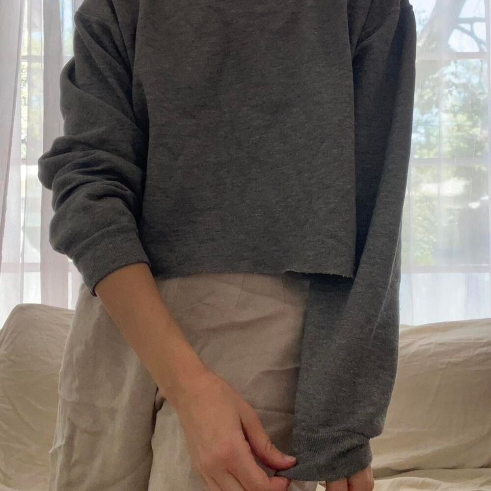 Hanes Women's Grey Sweatshirt